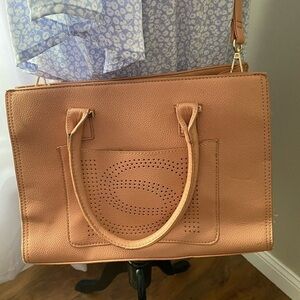 Bebe Elegant Peach Handbag